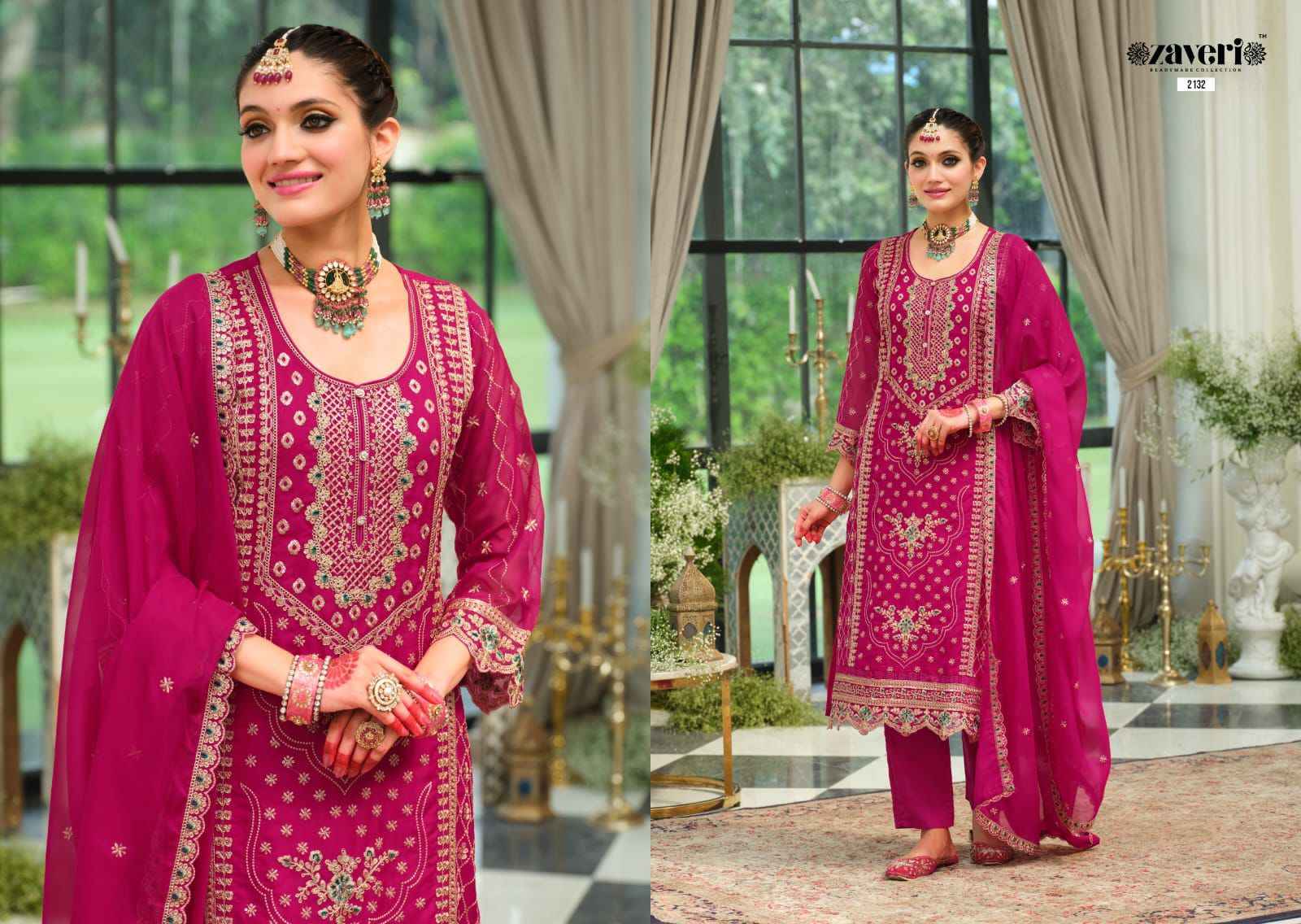 Zaveri Tanvi Readymade Organza Dress 2 pcs Catalogue