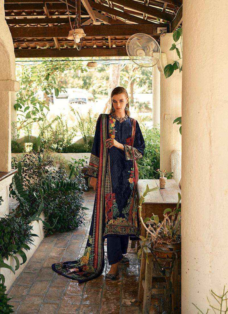 Aiqa The New Vintage Velvet Dress Material 7 pcs Catalogue