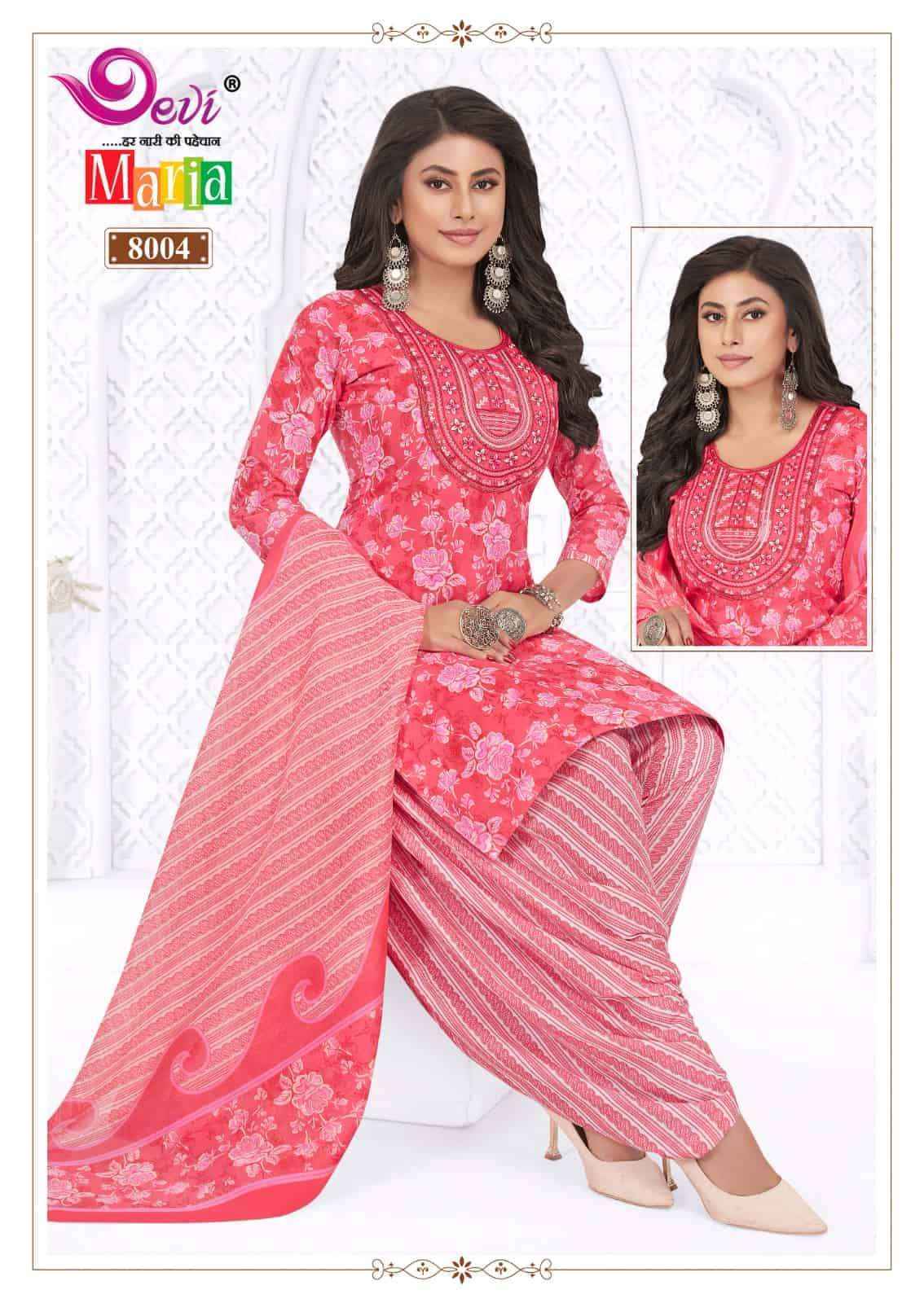 Devi Maria Vol 8 Readymade Cotton Dress 12 pcs Catalogue