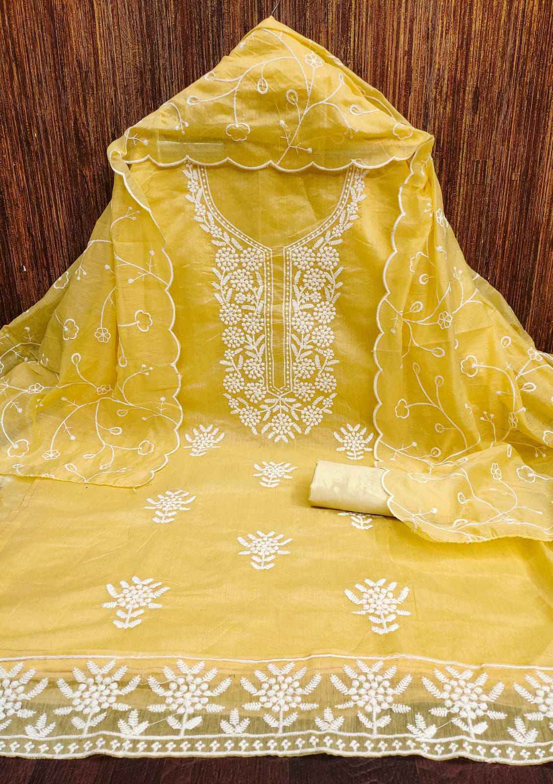 Heavy Chanderi Vol 1 Non Catalogue Dress Material 6 pcs Catalogue