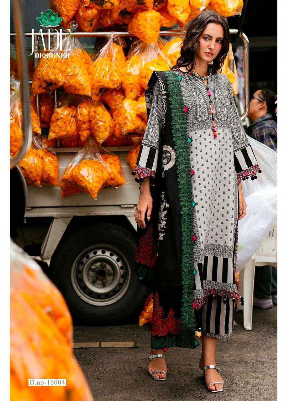 Jade Crimsons Vol 16 Cambric Cotton Dress Material 6 pc Cataloge