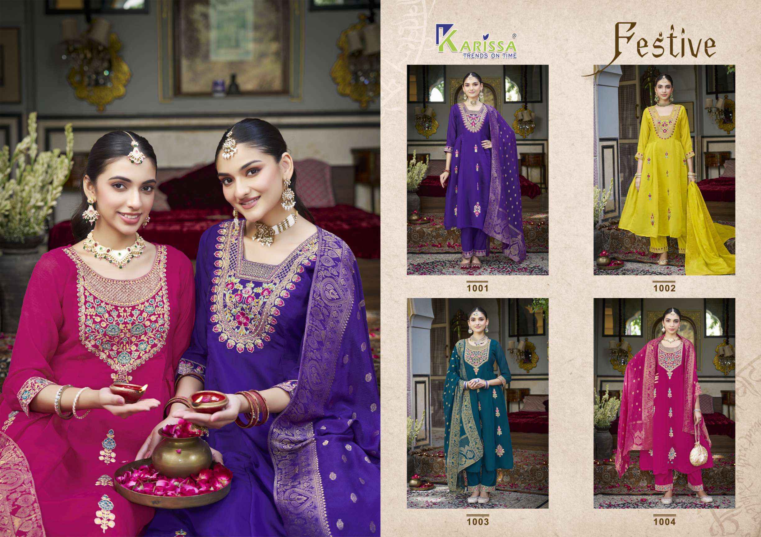 Karissa Festive Viscose Kurti Combo 4 pcs Catalogue