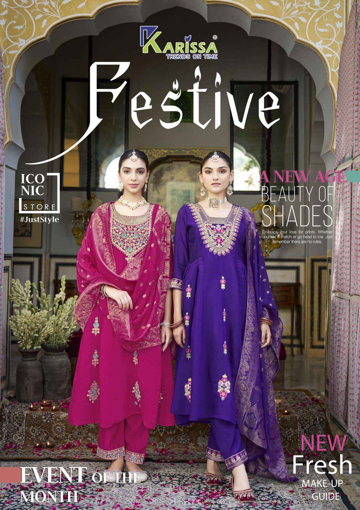 Karissa Festive Viscose Kurti Combo 4 pcs Catalogue
