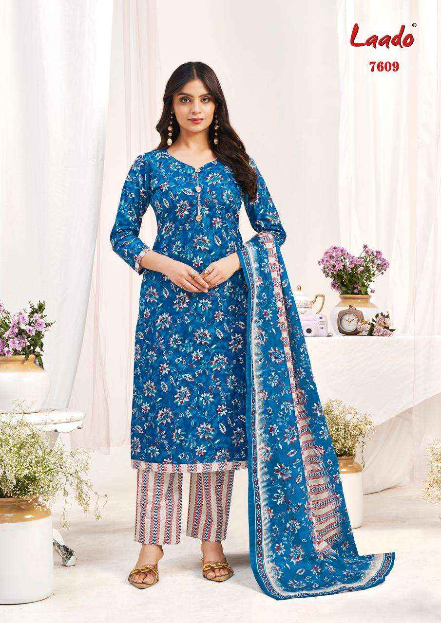Laado Vol 76 Cotton Dress Material 10 Pc Catalog