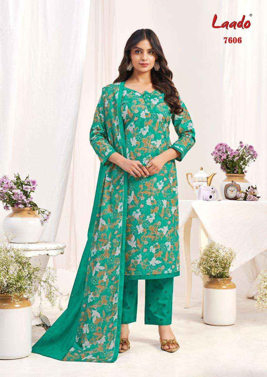 Laado Vol 76 Cotton Dress Material 10 Pc Catalog