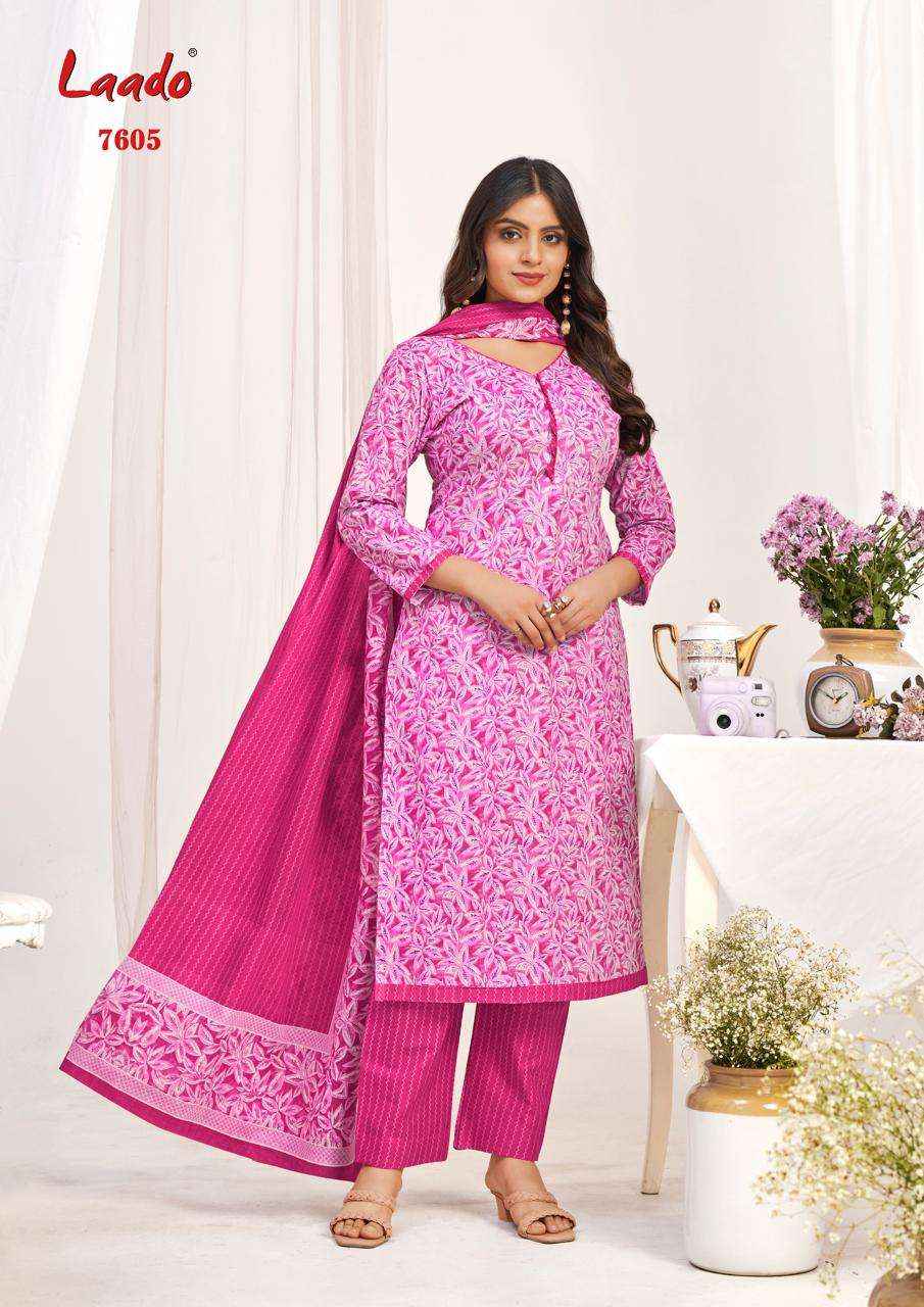 Laado Vol 76 Cotton Dress Material 10 Pc Catalog