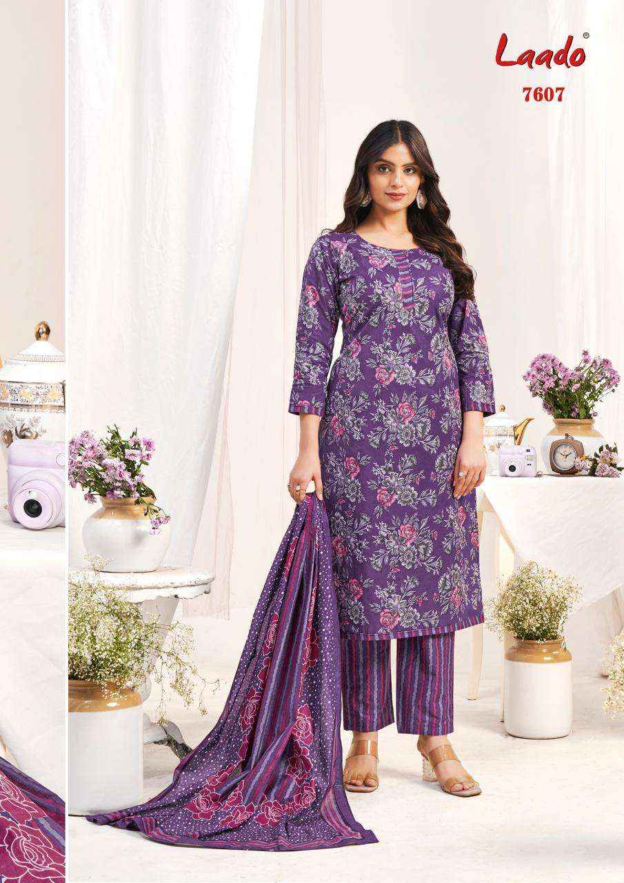 Laado Vol 76 Cotton Dress Material 10 Pc Catalog