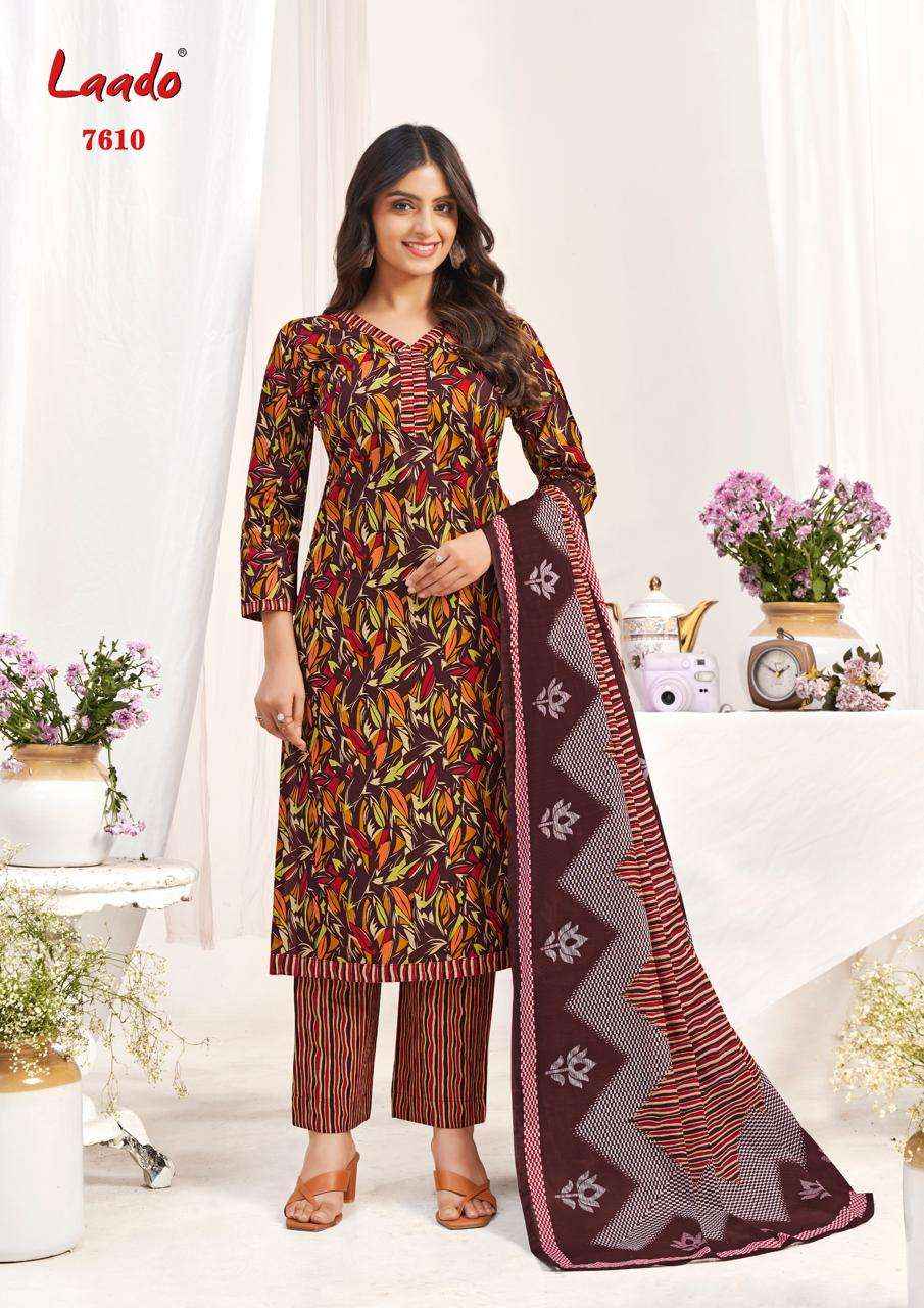 Laado Vol 76 Cotton Dress Material 10 Pc Catalog