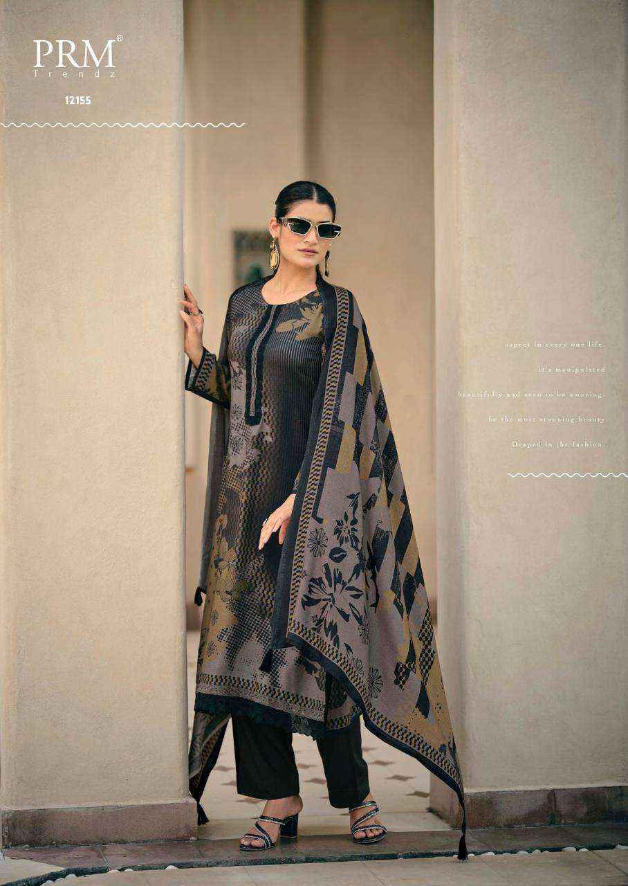 PRM Trendz Jhansi Pashmina Dress Material 6 pcs Catalogue