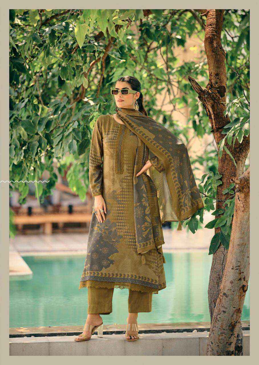 PRM Trendz Jhansi Pashmina Dress Material 6 pcs Catalogue