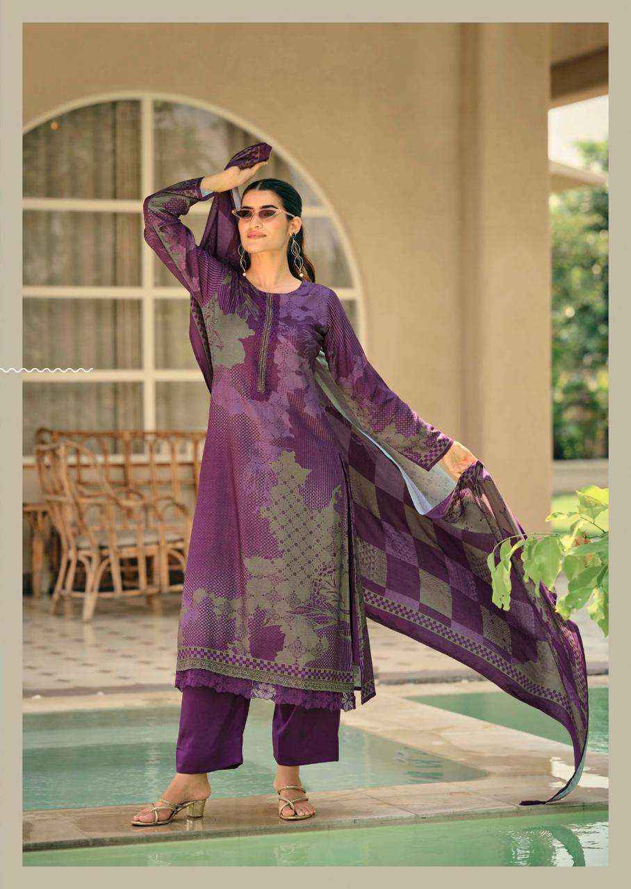 PRM Trendz Jhansi Pashmina Dress Material 6 pcs Catalogue