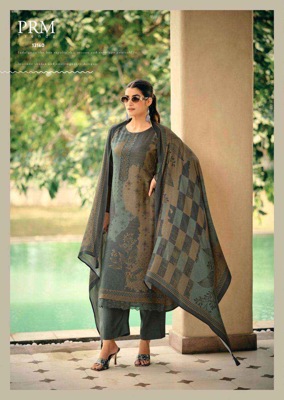 PRM Trendz Jhansi Pashmina Dress Material 6 pcs Catalogue