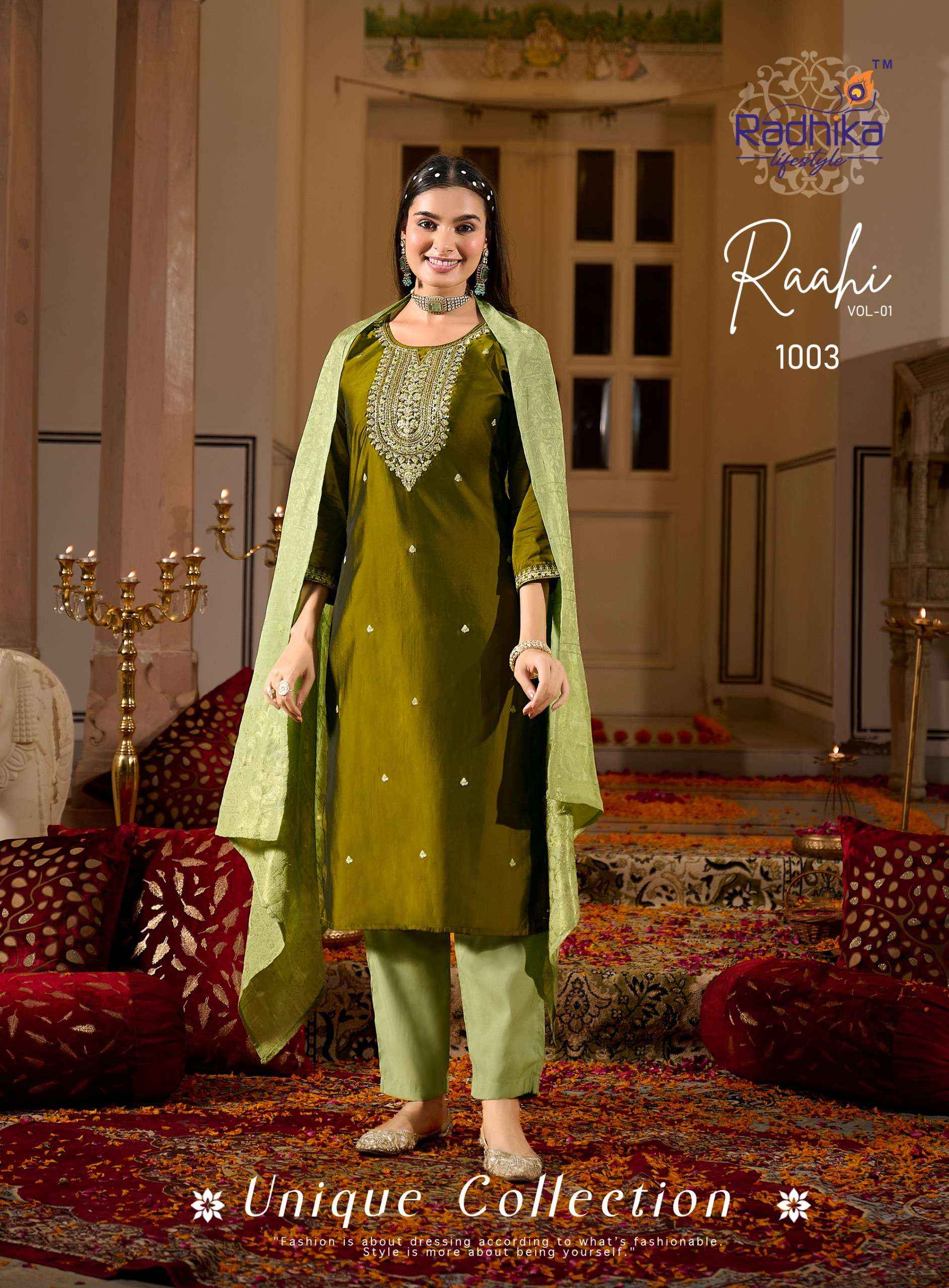 Radhika Lifestyle Rahi Vol 1 Silk Kurti Combo 6 pcs Catalogue