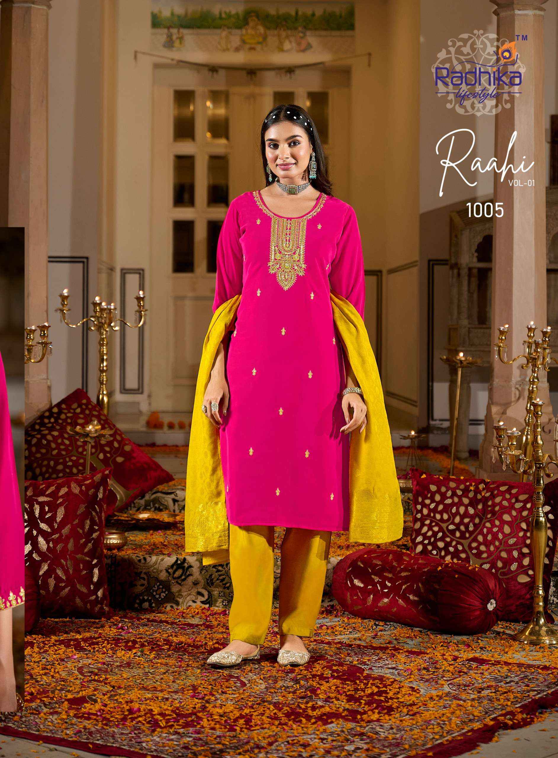 Radhika Lifestyle Rahi Vol 1 Silk Kurti Combo 6 pcs Catalogue