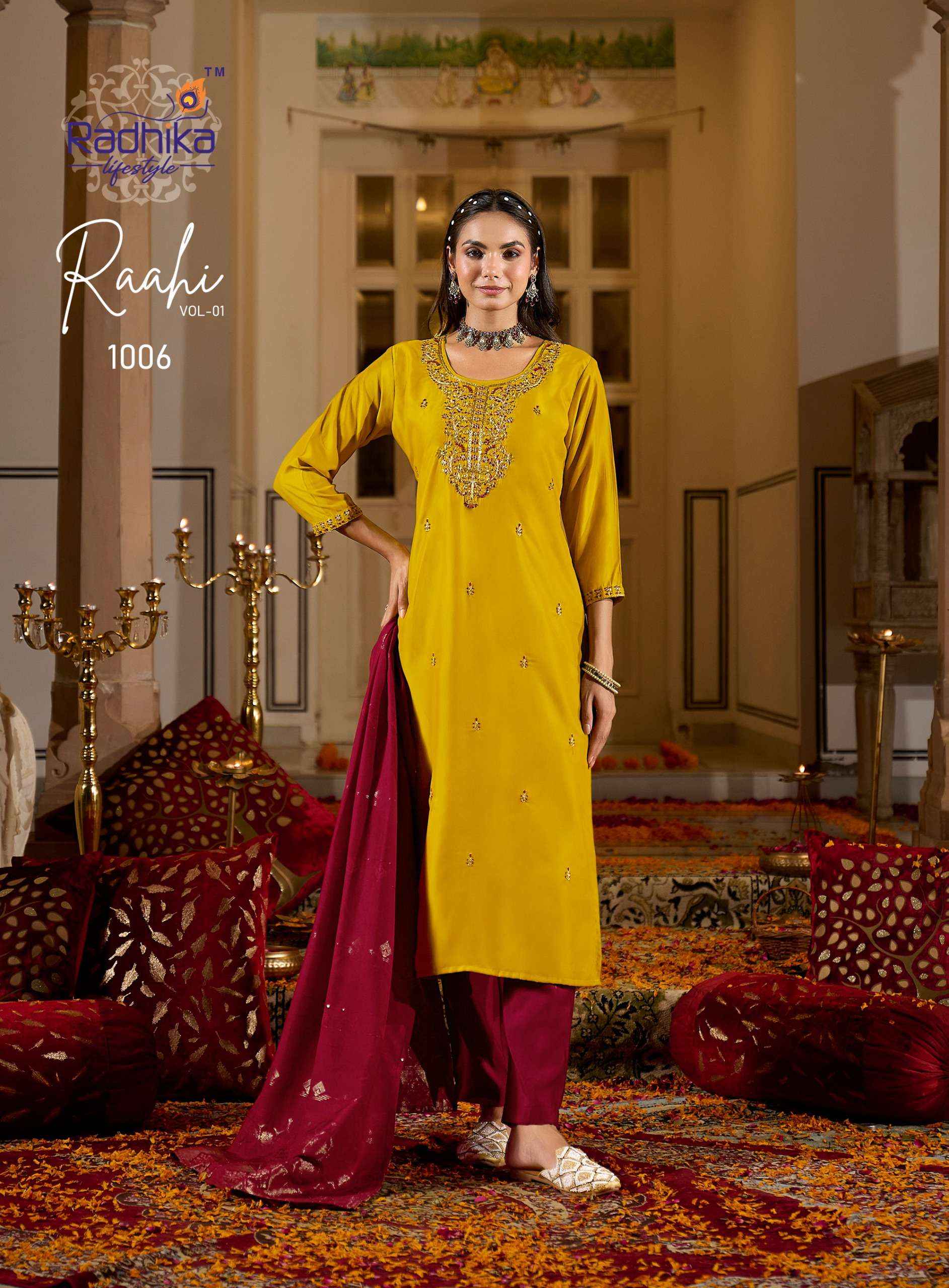 Radhika Lifestyle Rahi Vol 1 Silk Kurti Combo 6 pcs Catalogue