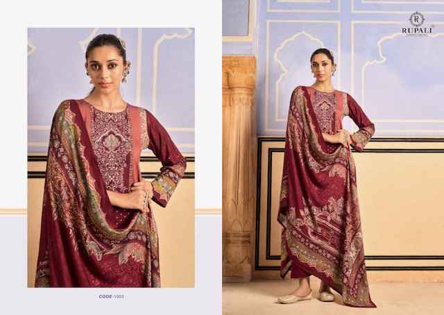 Rupali Saanvi Viscose Pashmina Dress Material 4 pcs Catalogue