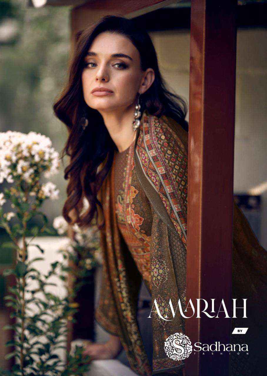 Sadhna Fashion Amariah Pashmina Dress Material 6 pcs Catalogue