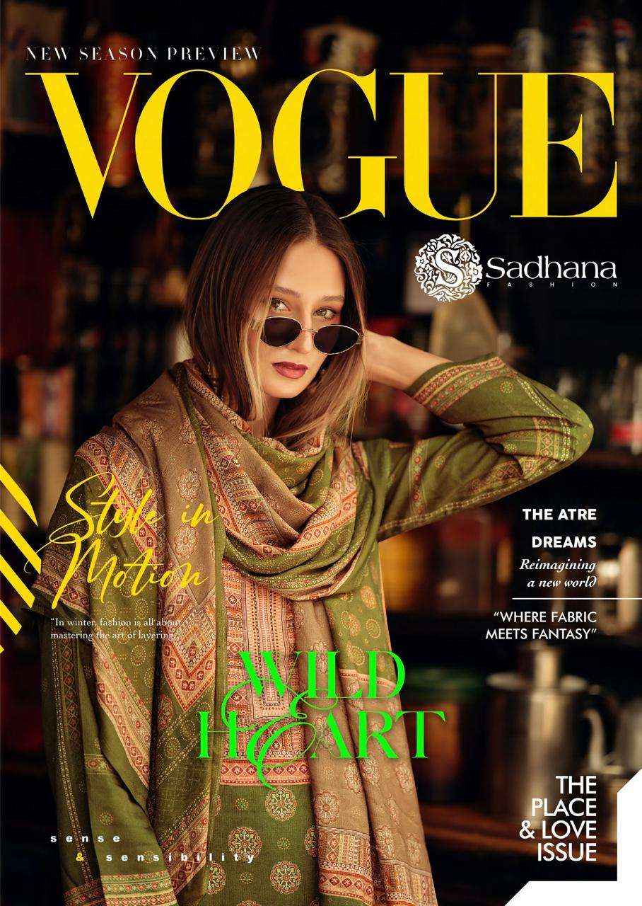 Sadhna Fashion Wild Heart Pashmina Dress Material 6 pcs Catalogue