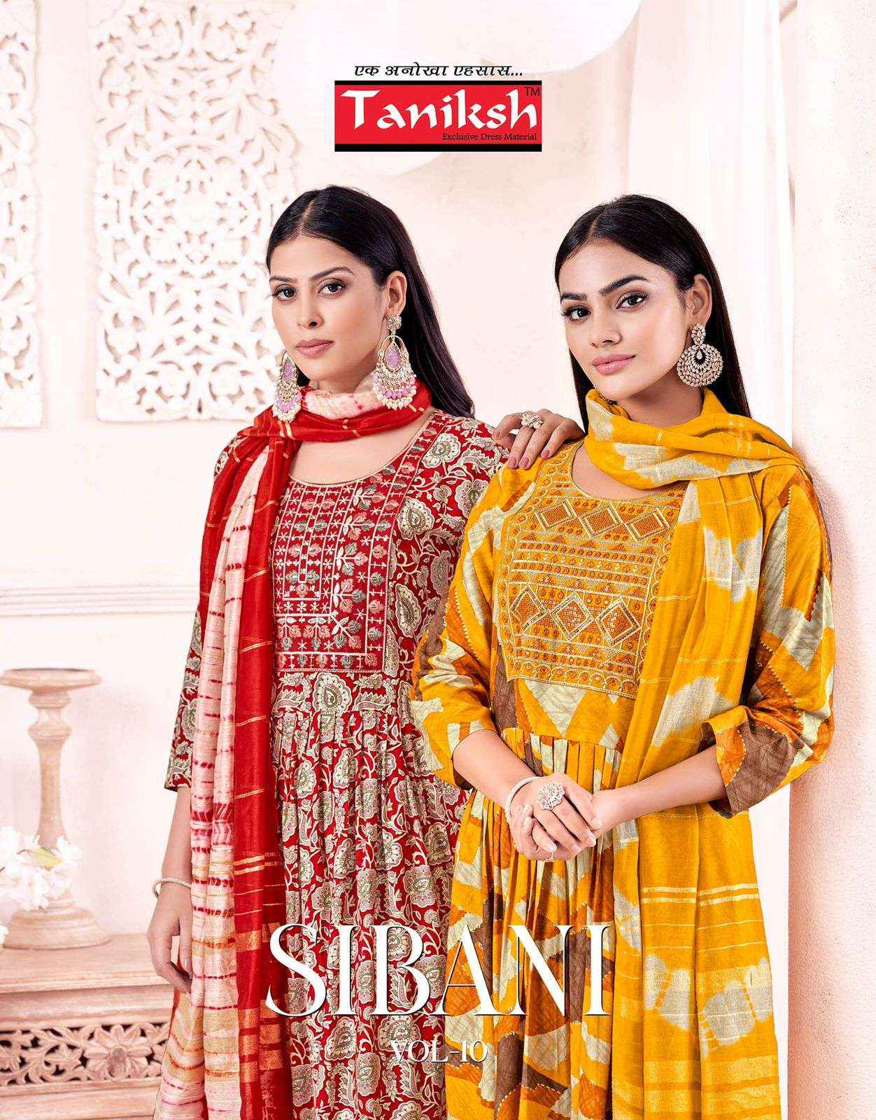 Taniksh Sibani Vol 10 Rayon Kurti Combo 8 pcs Catalogue