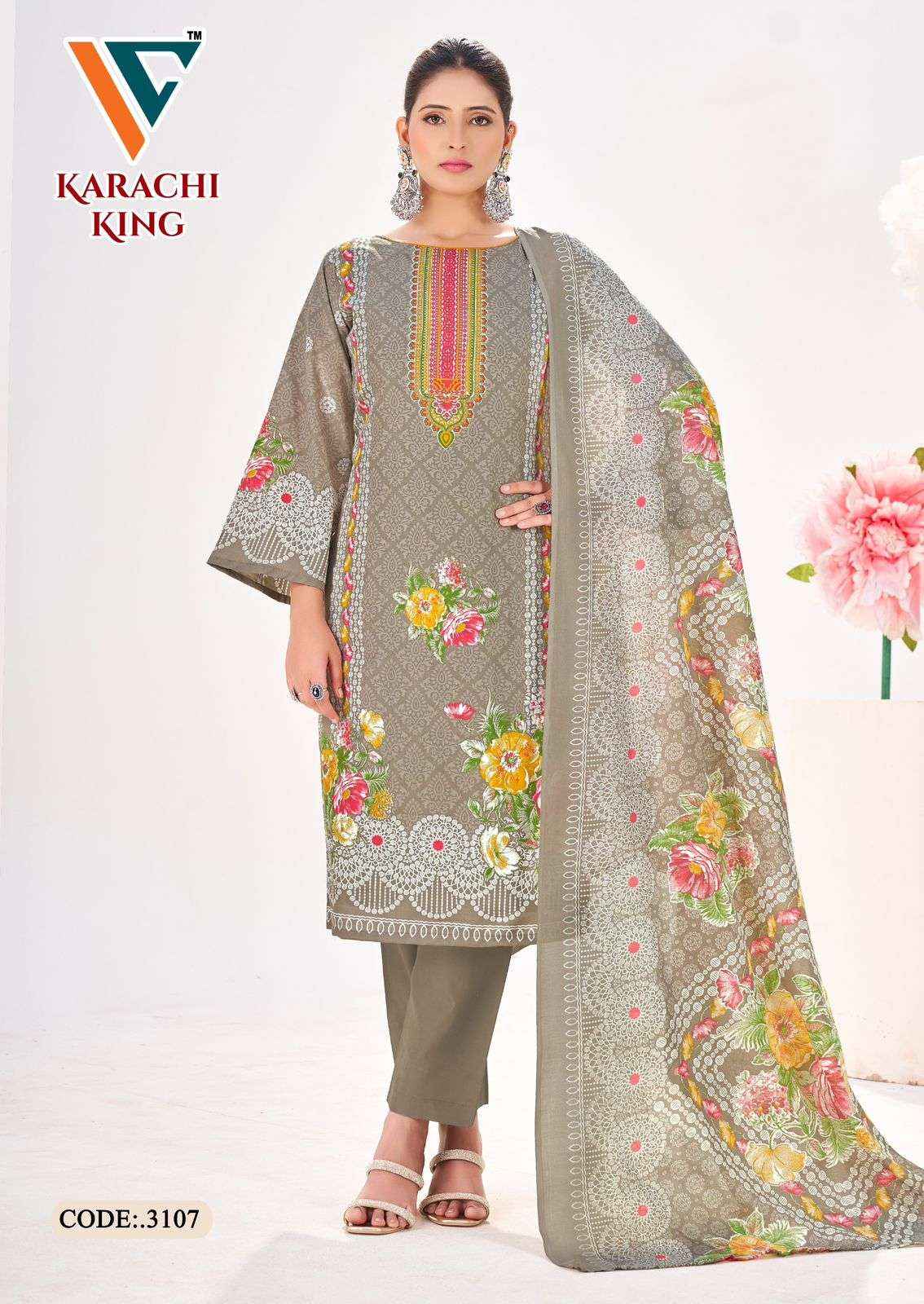 Vandana Creation Karachi King Vol 31 Cotton Dress Material 8 pcs Catalogue