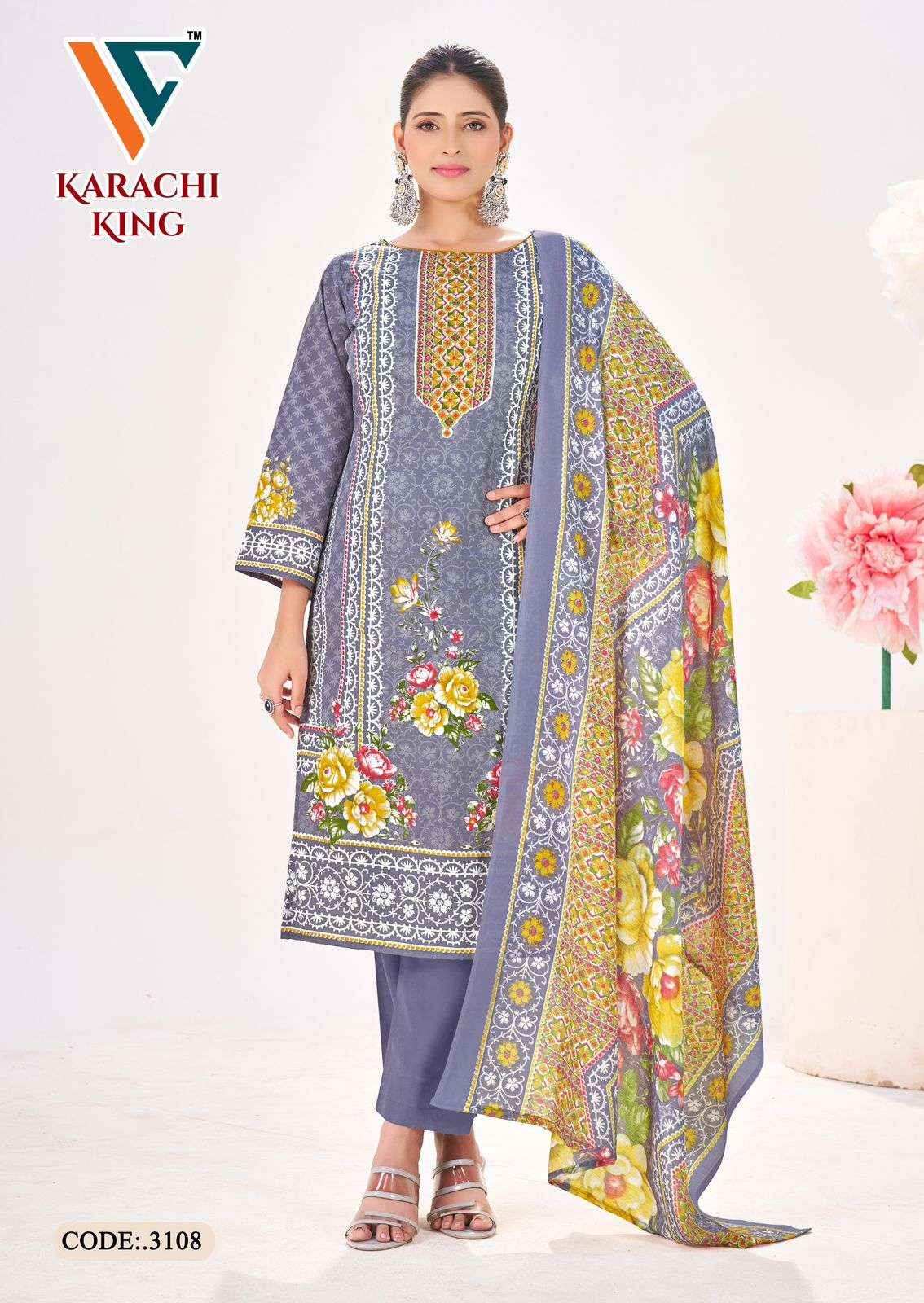 Vandana Creation Karachi King Vol 31 Cotton Dress Material 8 pcs Catalogue