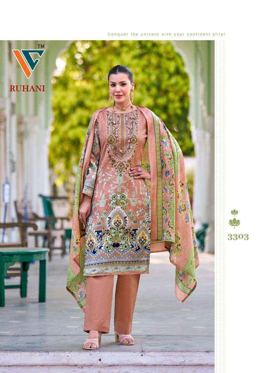 Vandana Creation Ruhani Vol 33 Cotton Dress Material 8 pcs Catalogue
