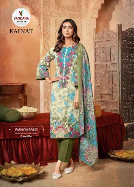 Vandana Fashion Kainat Vol 6 Cotton Dress Material 8 pcs Catalogue
