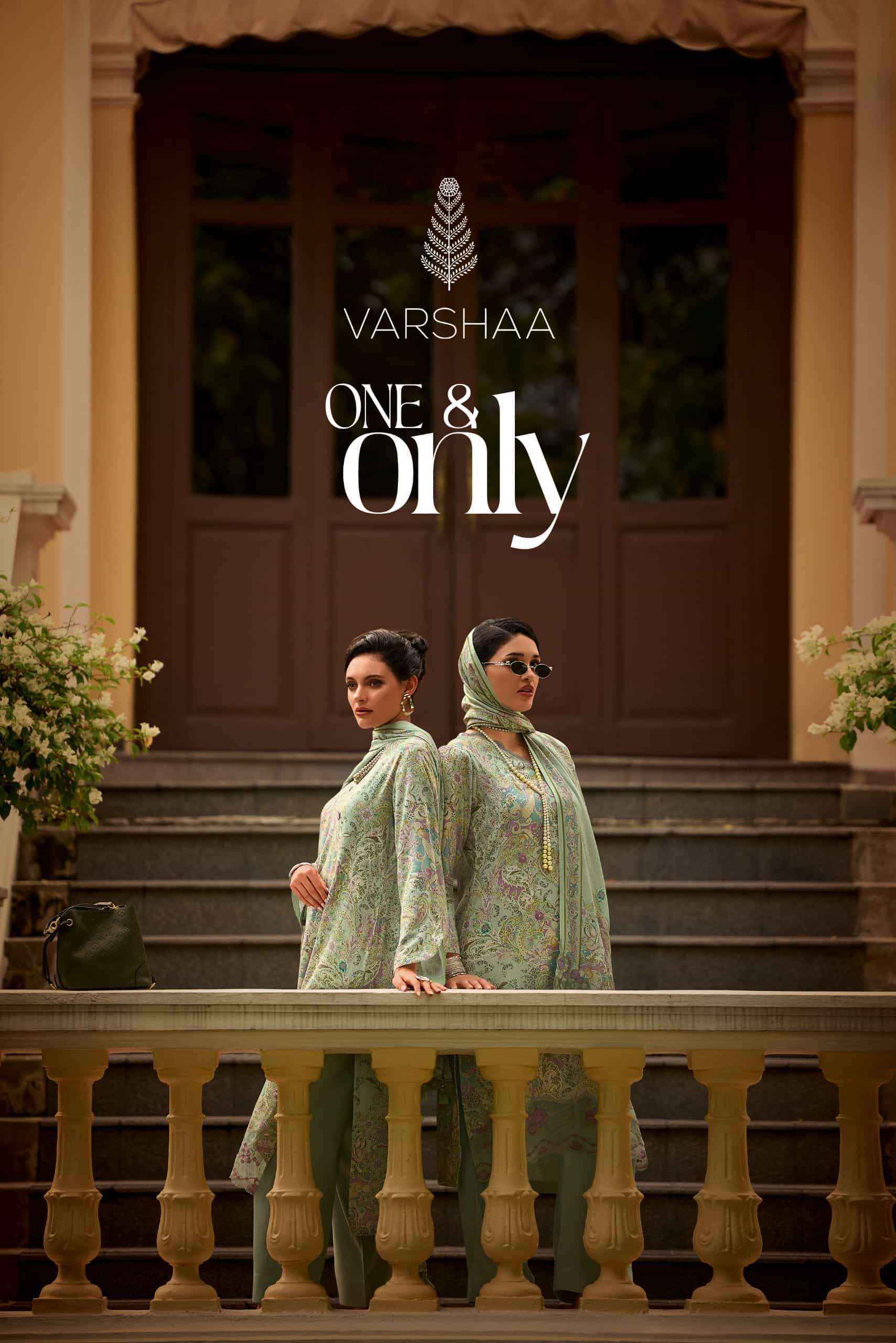 Varsha One & Only Viscouse Pashmina Dress Material 4 pcs Catalogue