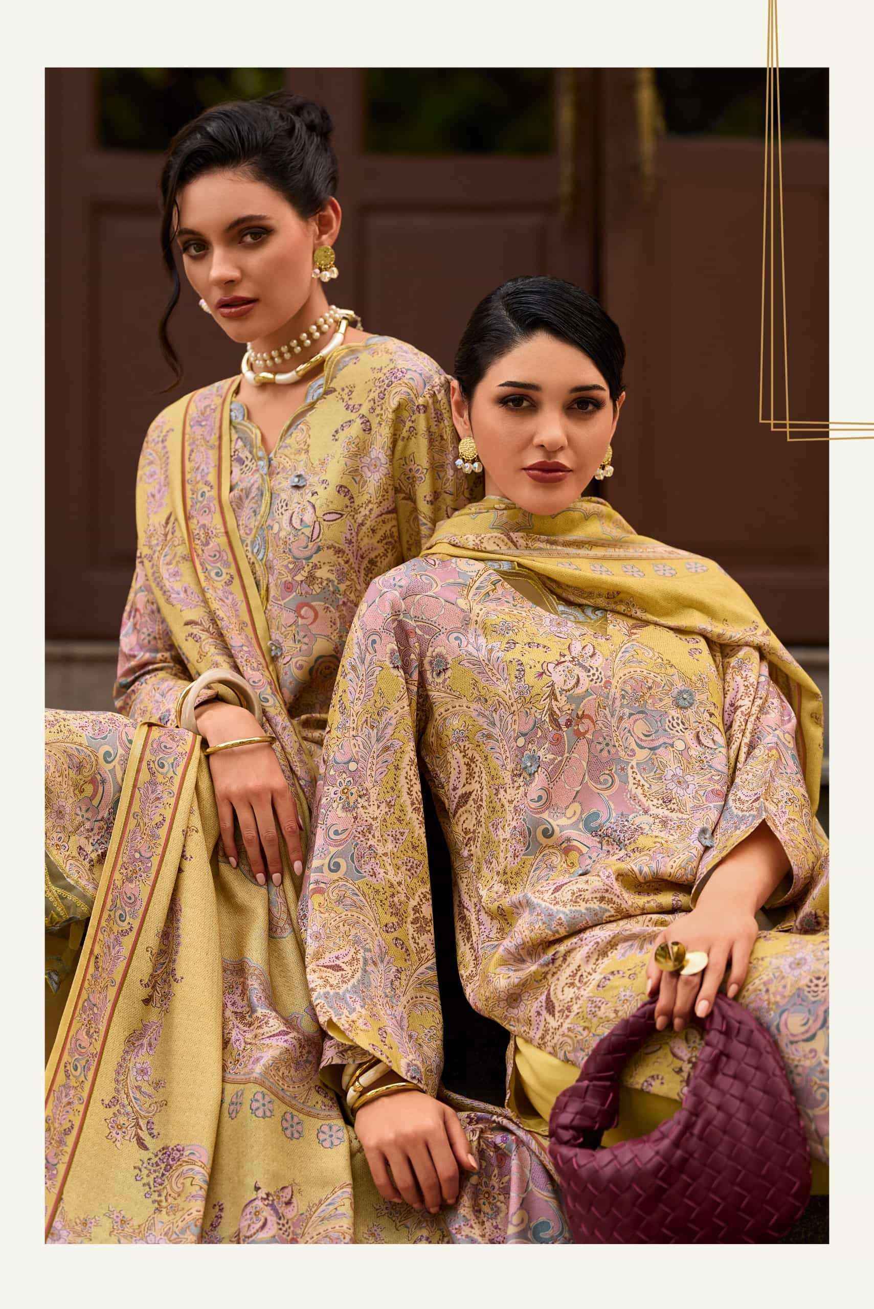 Varsha One & Only Viscouse Pashmina Dress Material 4 pcs Catalogue