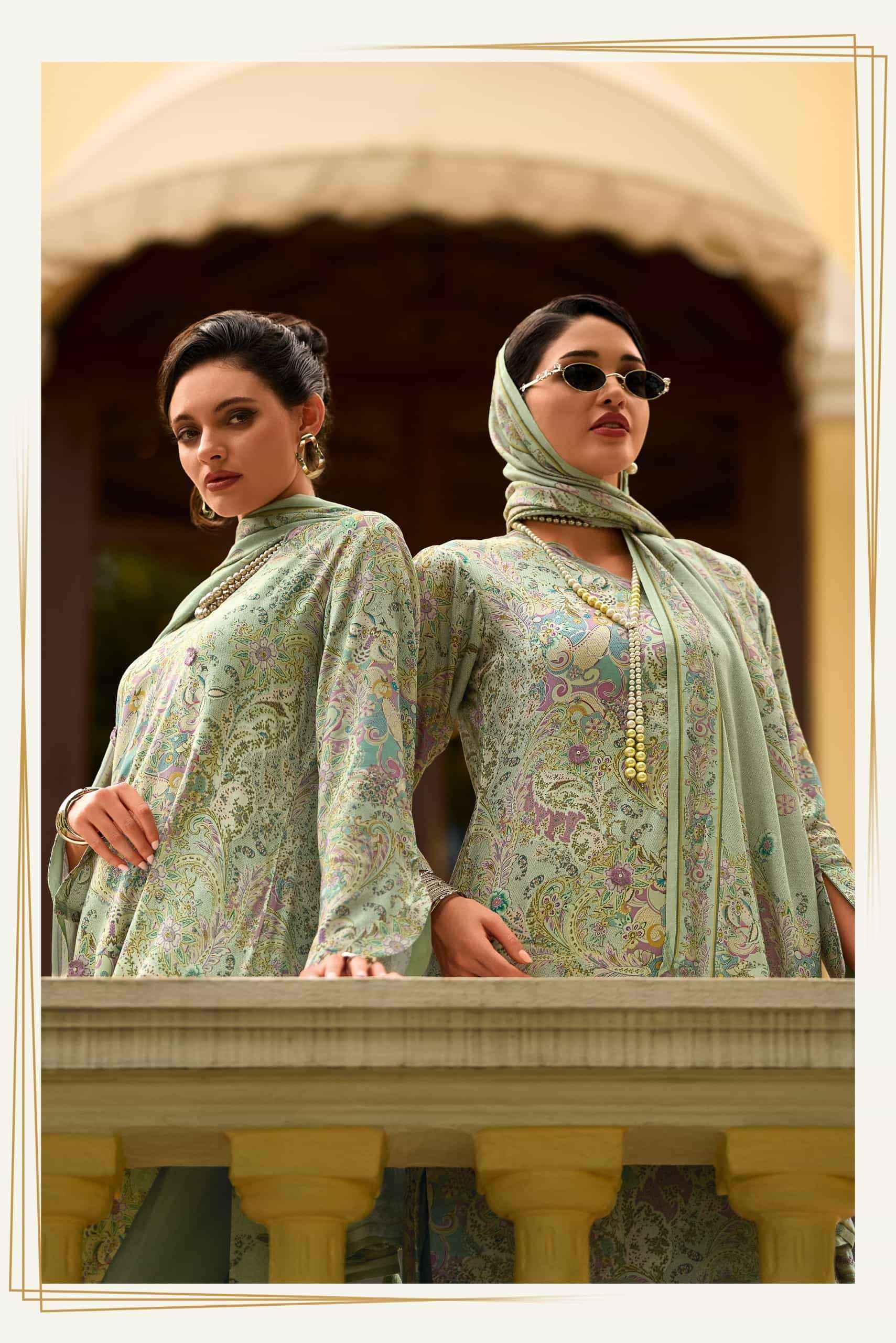 Varsha One & Only Viscouse Pashmina Dress Material 4 pcs Catalogue