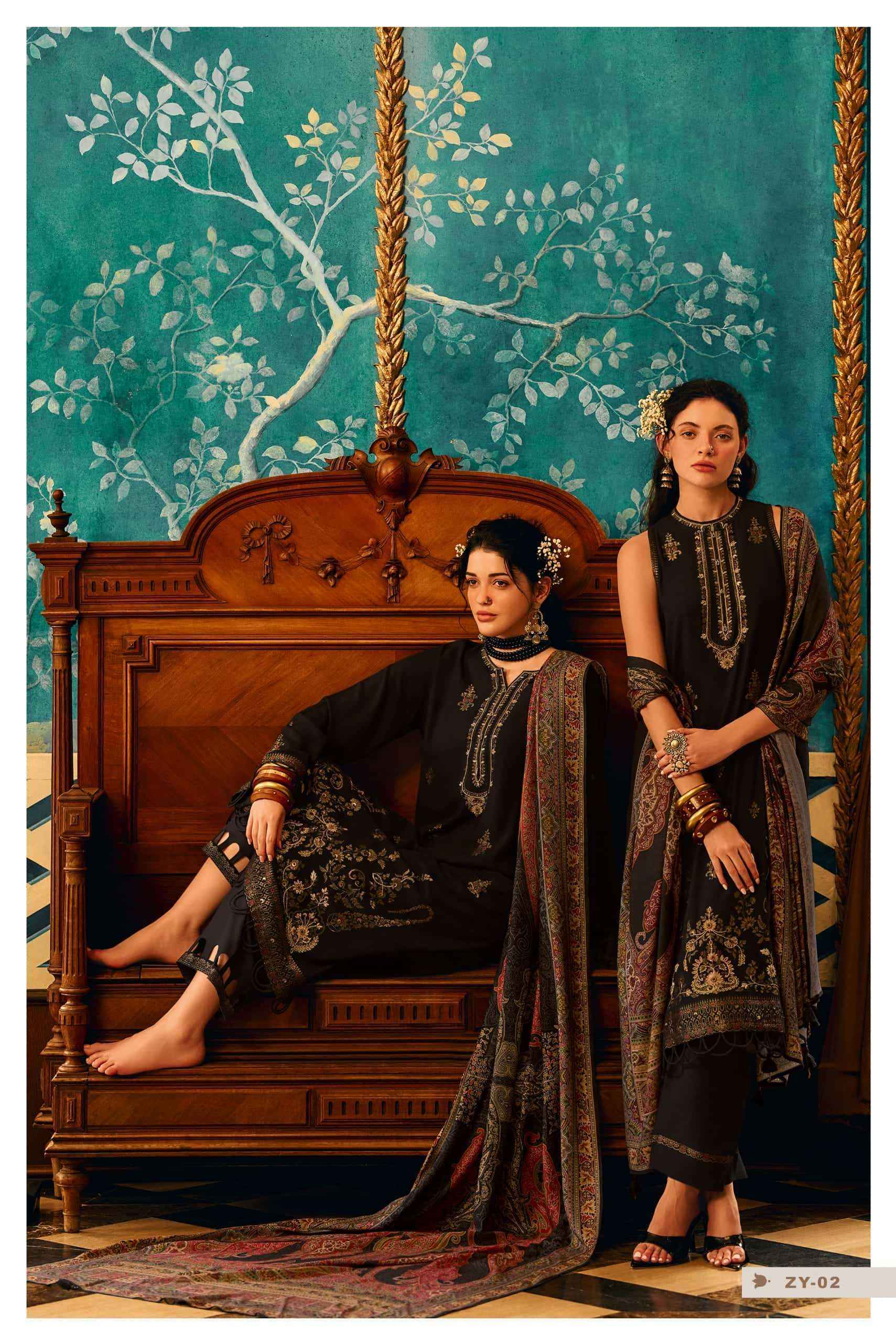 Varsha Zyan Viscouse Pashmina Dress Material 3 pcs Catalogue