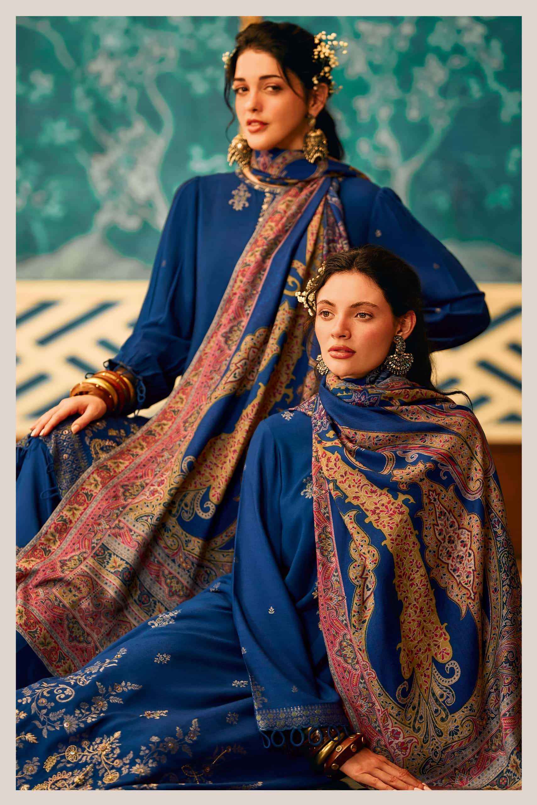 Varsha Zyan Viscouse Pashmina Dress Material 3 pcs Catalogue