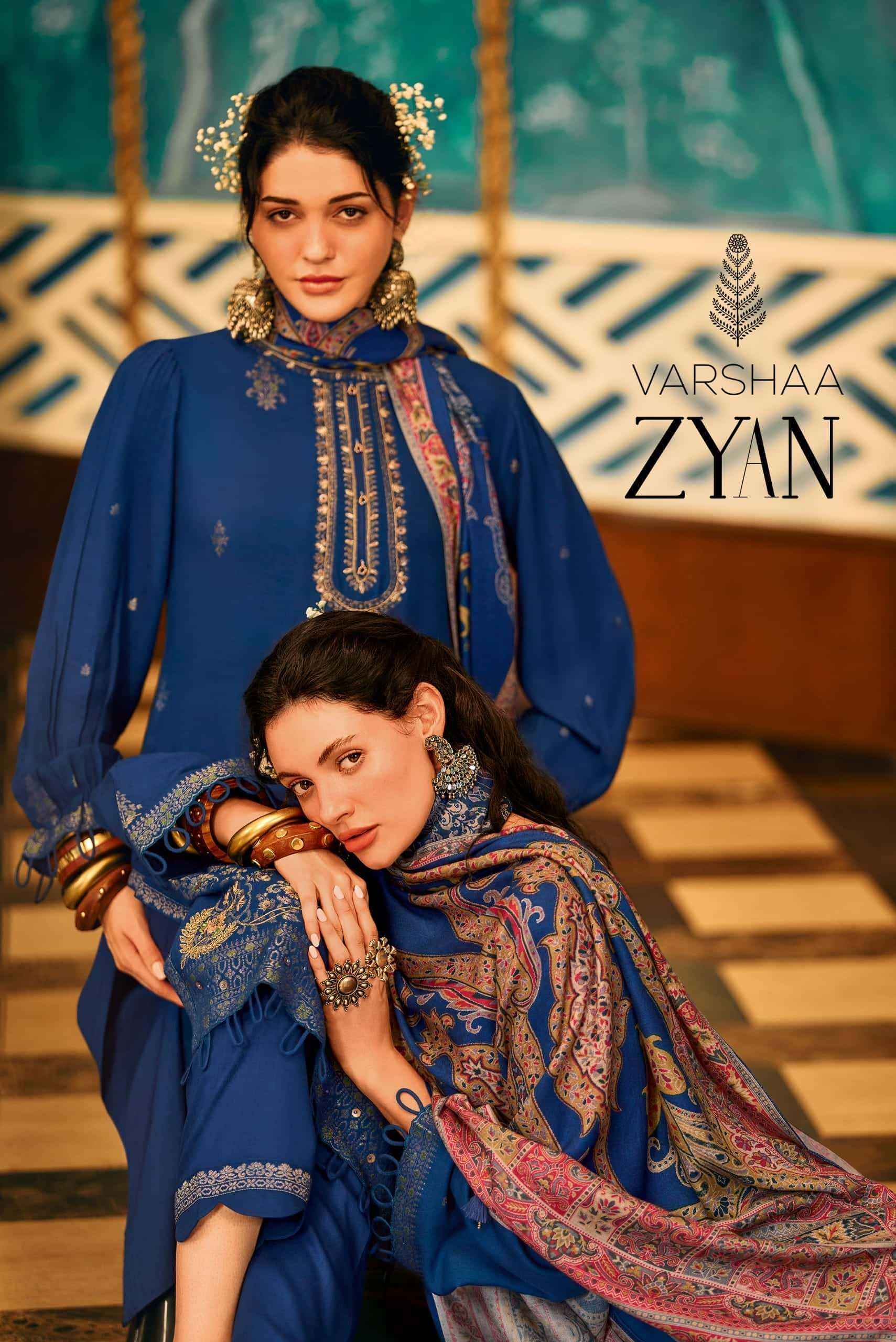 Varsha Zyan Viscouse Pashmina Dress Material 3 pcs Catalogue