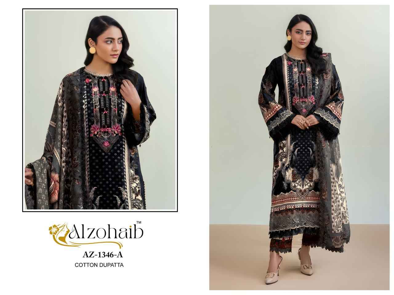 Al Zohaib Aalsha Vol 1 Cotton Dress Material 4 pcs Catalogue