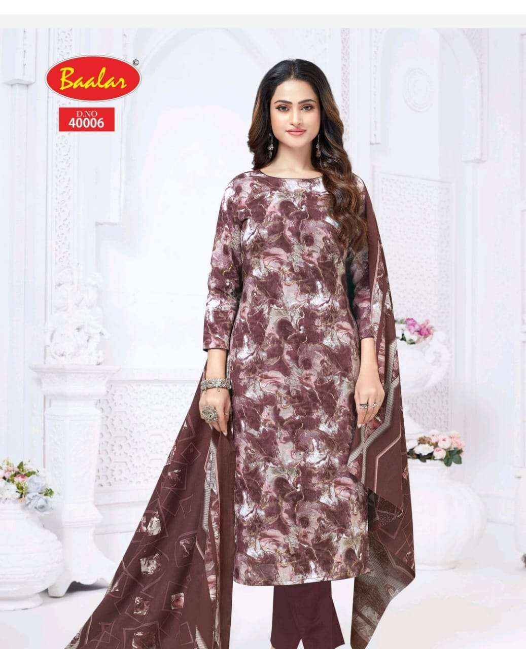 Baalar Kashmir Cotton Vol 4 Lawn Cotton Dress Material 12 pcs Catalogue