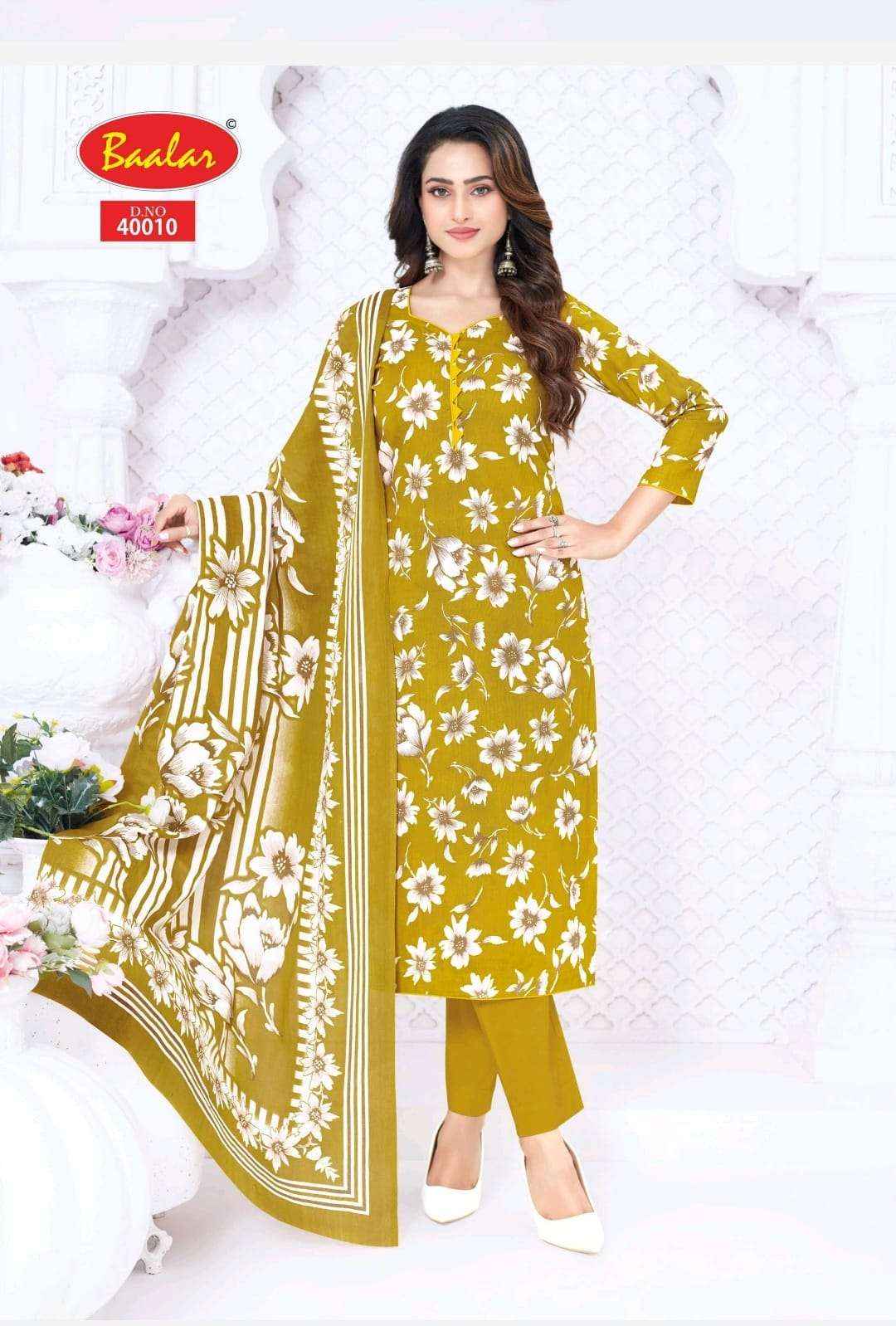 Baalar Kashmir Cotton Vol 4 Lawn Cotton Dress Material 12 pcs Catalogue