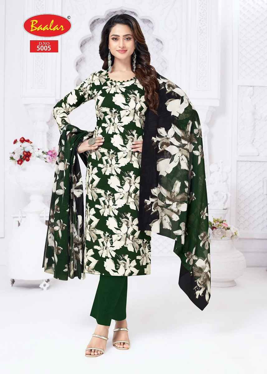 Baalar Pashmina Vol 5 Cotton Dress Material 12 pcs Catalogue