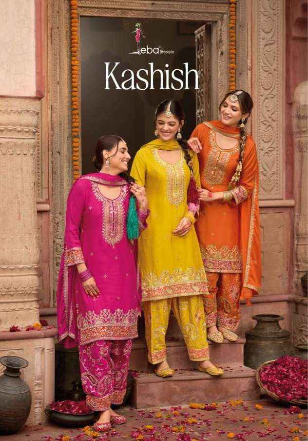 Eba Lifestyle Kashish Readymade Chinon Dress 3 pcs Catalogue
