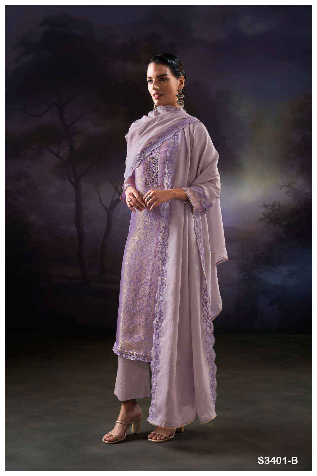 lama silk dress Red Pure Soft Satin Lama Tissue Dress  Kef