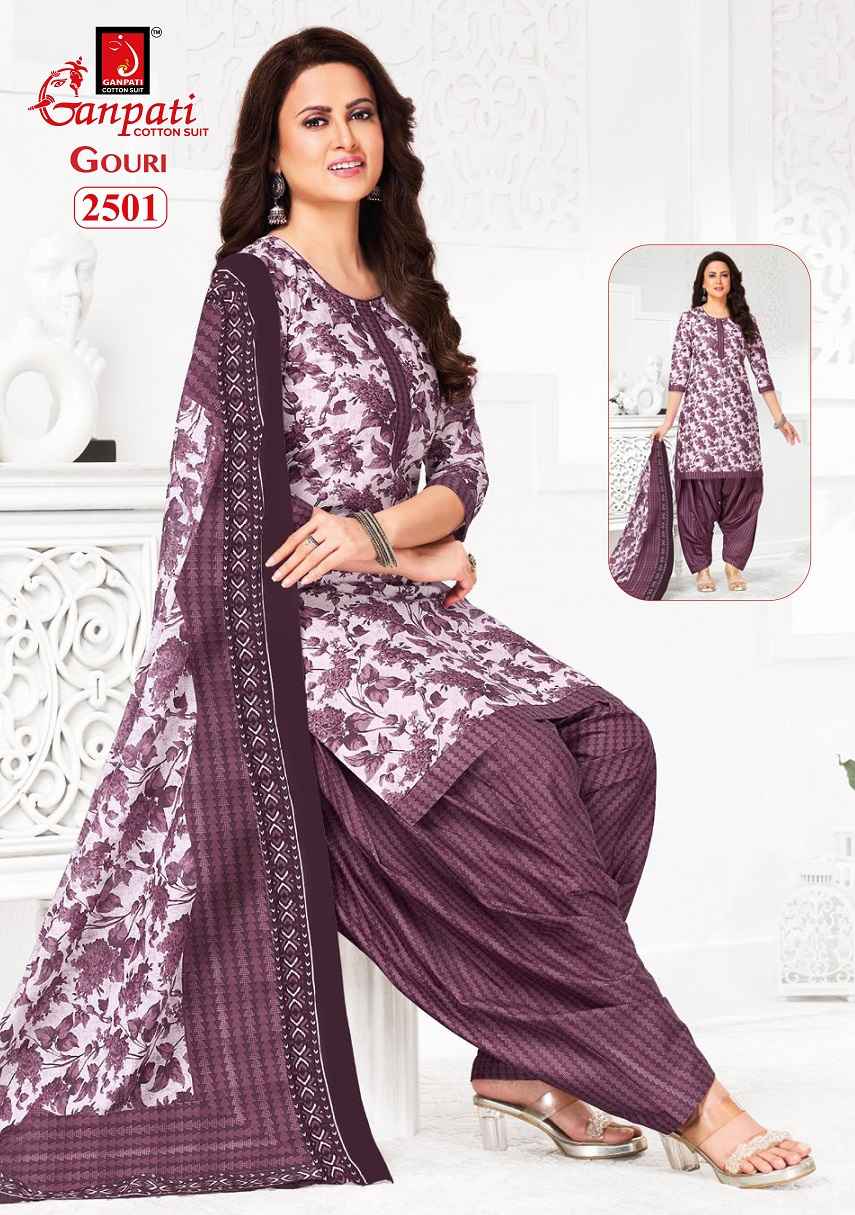 Ganpati Gouri Vol 11 Heavy Cotton Dress Material 15 pcs Catalogue