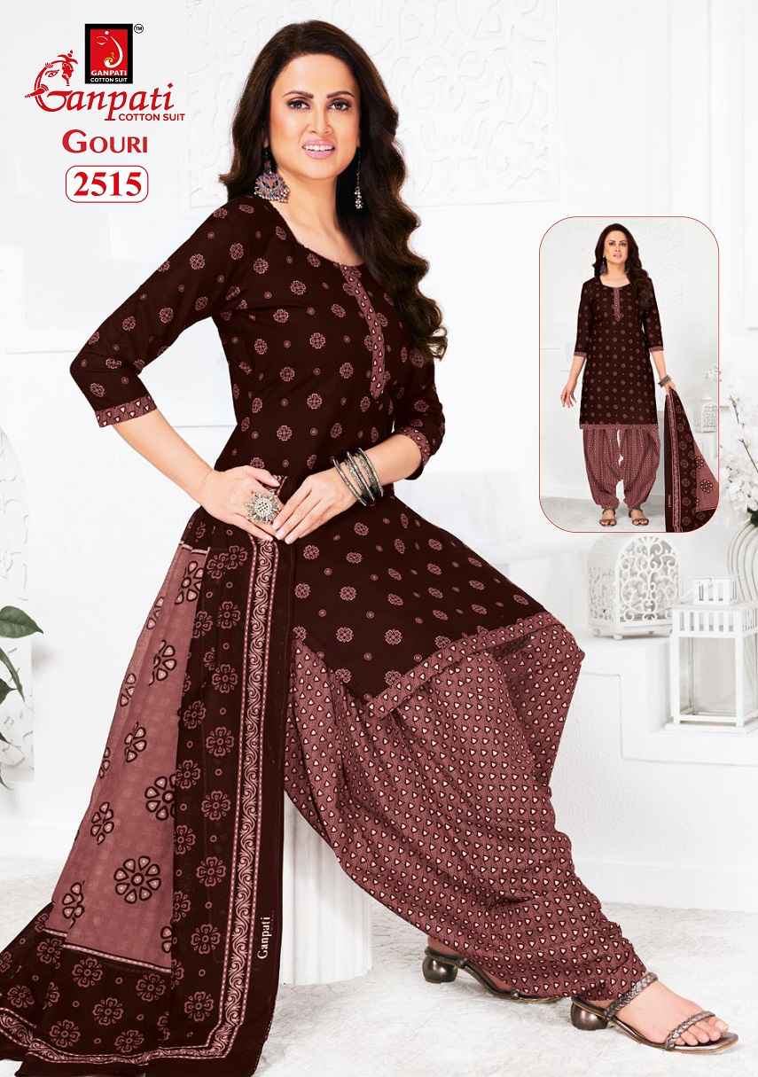 Ganpati Gouri Vol 11 Heavy Cotton Dress Material 15 pcs Catalogue