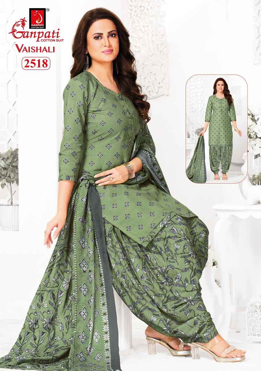 Ganpati Vaishali Vol 11 Cotton Dress Material 15 pcs Catalogue