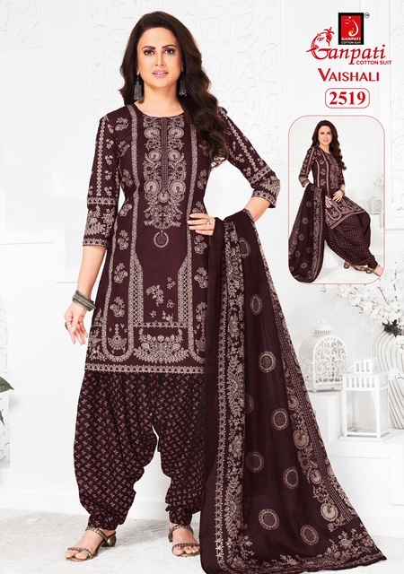 Ganpati Vaishali Vol 11 Cotton Dress Material 15 pcs Catalogue