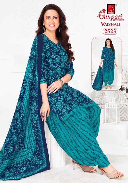 Ganpati Vaishali Vol 11 Cotton Dress Material 15 pcs Catalogue
