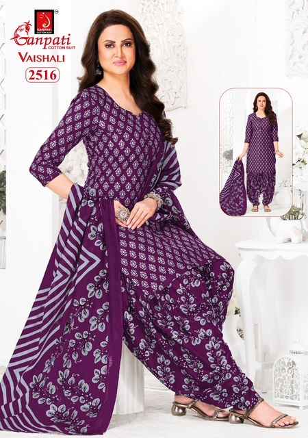 Ganpati Vaishali Vol 11 Cotton Dress Material 15 pcs Catalogue