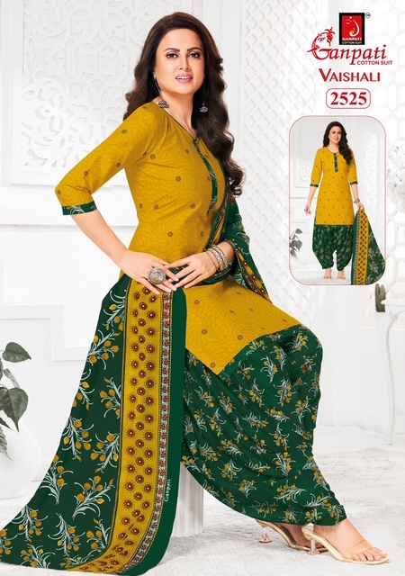 Ganpati Vaishali Vol 11 Cotton Dress Material 15 pcs Catalogue