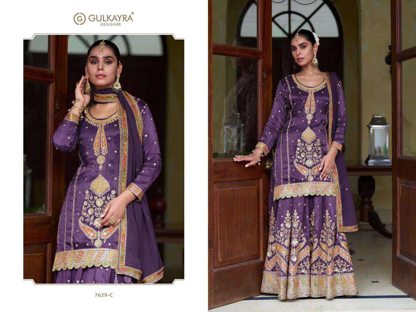Gulkayra Designer Taiyba Vol 1 Readymade Simer Silk Dress 3 Pc Catalouge
