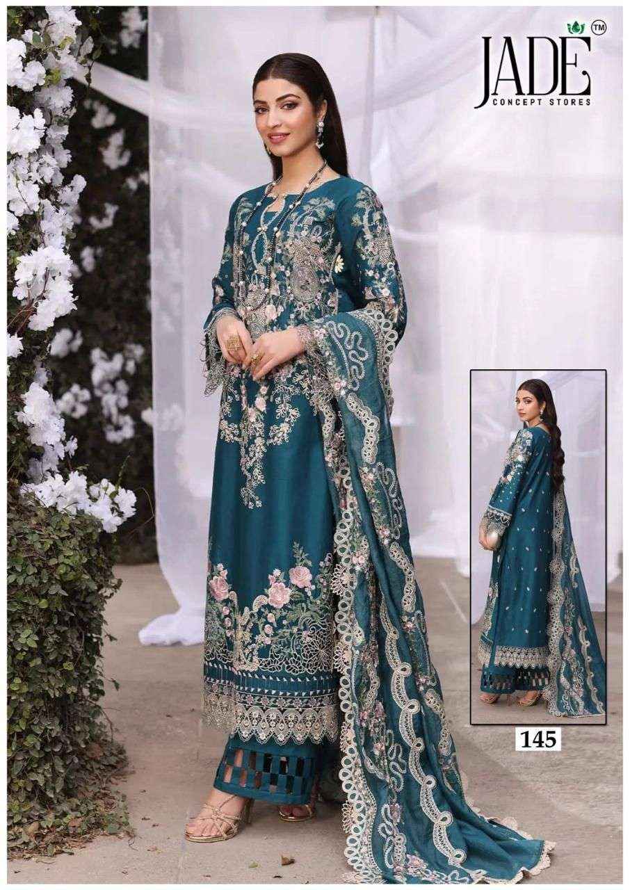 Jade Chevron Vol 15 Cotton Dress Material 6 Pc Catalog
