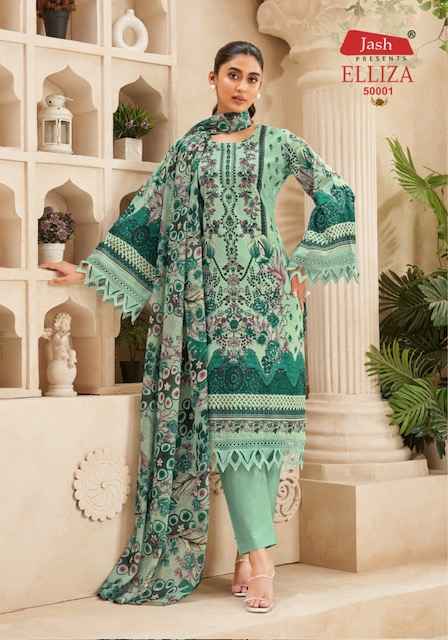 Jash Elliza Vol 50 Cotton Dress Material 10 pcs Catalogue