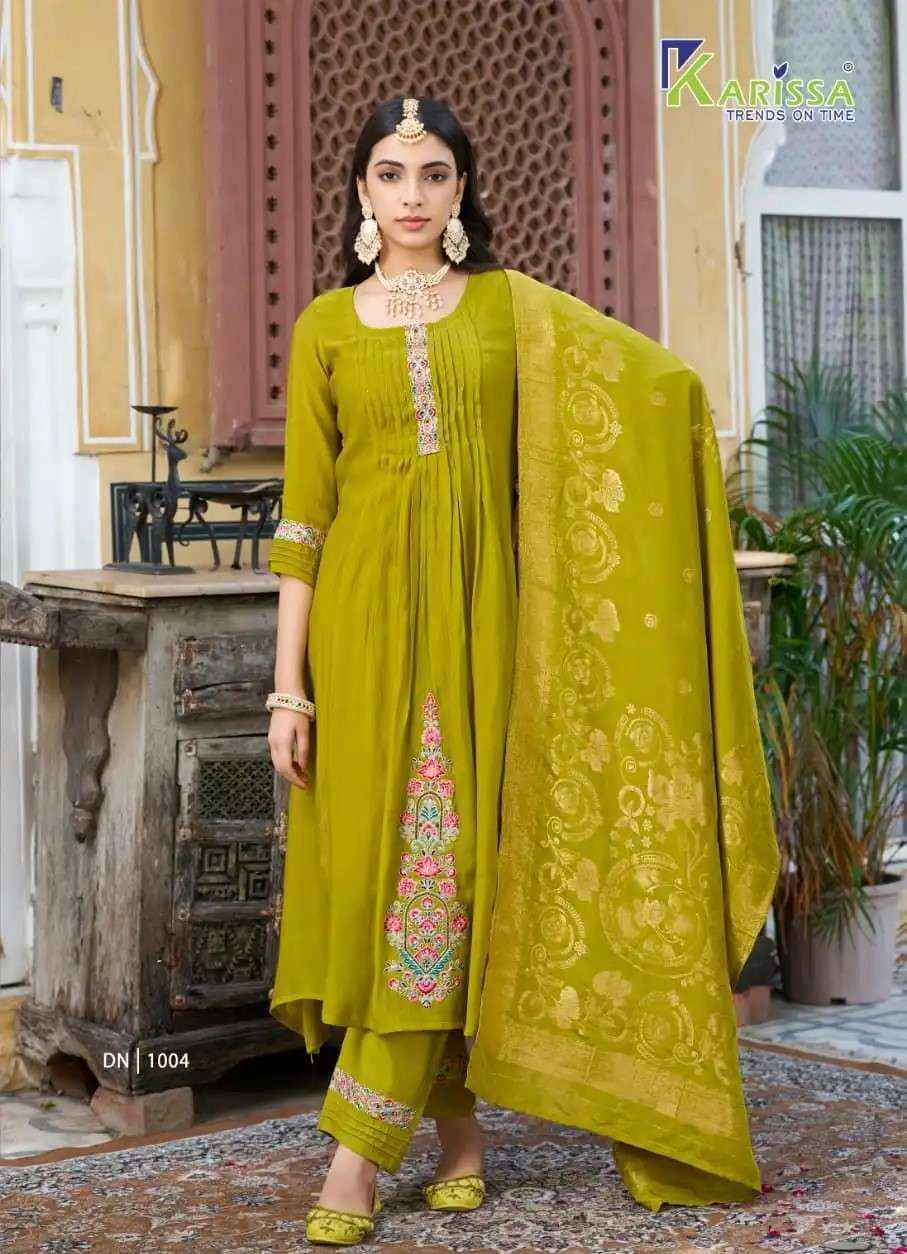 Karissa Gitanjali Viscose Silk Kurti Combo 4 pcs Catalogue